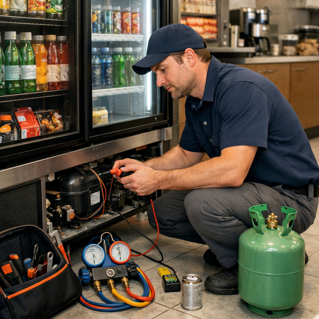 Reach In Cooler Repair | RAM HVAC | Houston Texas