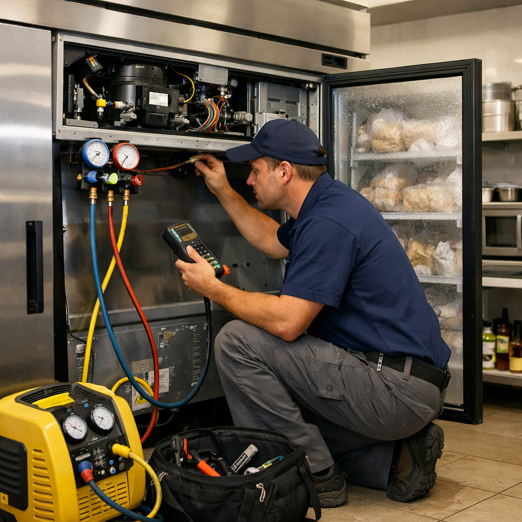 Reach-in Freezer Repair | RAM HVAC Pros| Houston TX