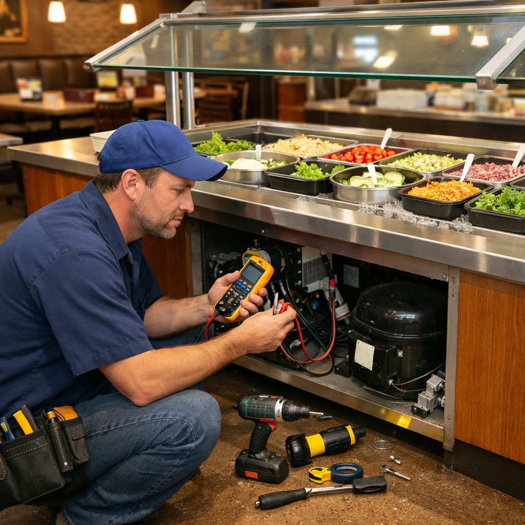 Salad Bar Table Repair | Houston TX | RAM HVAC Pros